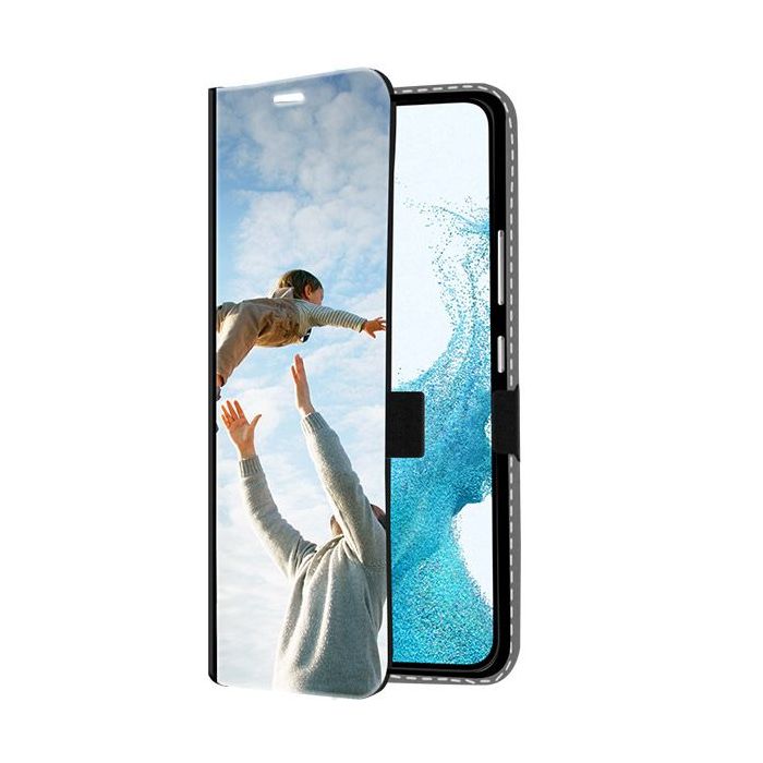 Samsung Galaxy S22 - Wallet Case Selbst Gestalten (Vorne Bedruckt)