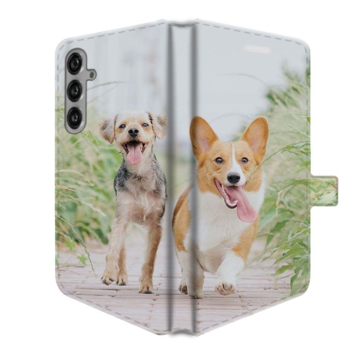 Samsung Galaxy S24 - Wallet Case Selbst Gestalten (Vollständig Bedruckt)