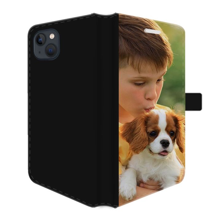 iPhone 14 Plus - Wallet Case Selbst Gestalten (Vorne Bedruckt)