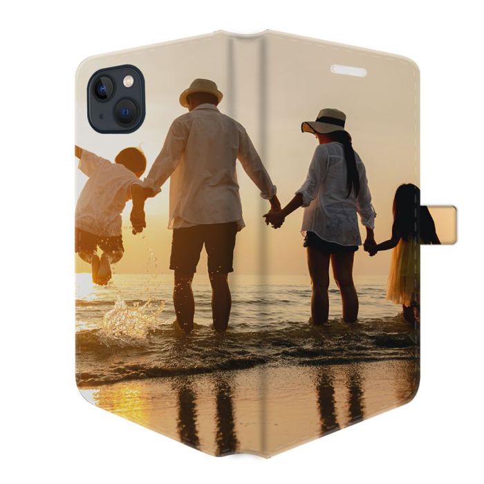 iPhone 14 Plus - Wallet Case Selbst Gestalten (Vollstandig Bedruckt)