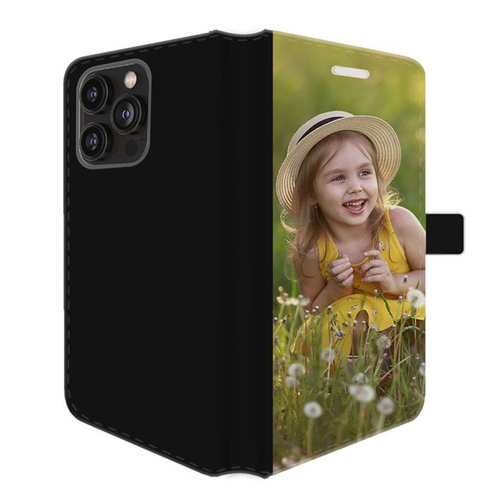 iPhone 14 Pro Max - Wallet Case Selbst Gestalten (Vorne Bedruckt)