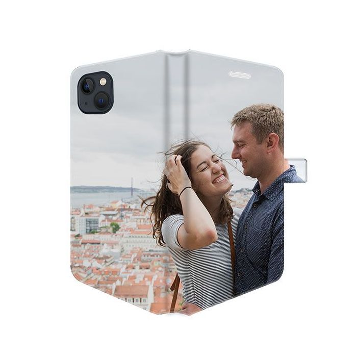 iPhone 15 Plus - Wallet Case Selbst Gestalten (Vollständig Bedruckt)