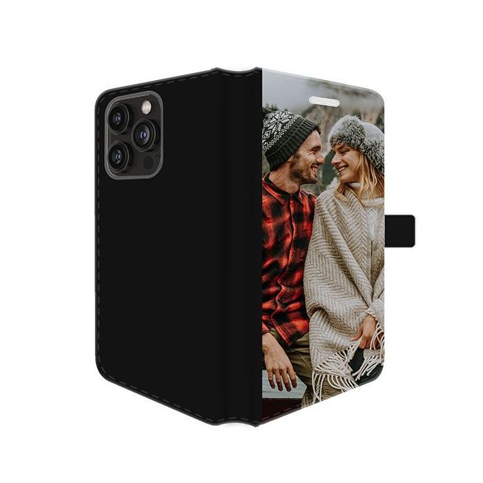 iPhone 15 Pro - Wallet Case Selbst Gestalten (Vorne Bedruckt)