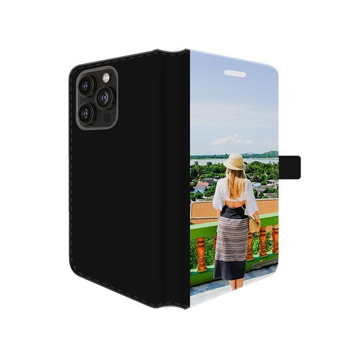 iPhone 15 Pro Max - Wallet Case Selbst Gestalten (Vorne Bedruckt)