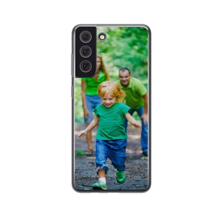 Samsung Galaxy S21 FE - Silikon Handyhülle Selbst Gestalten