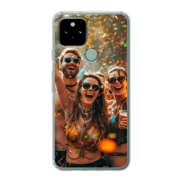 Google Pixel 5 - Silikon Handyhülle Selbst Gestalten