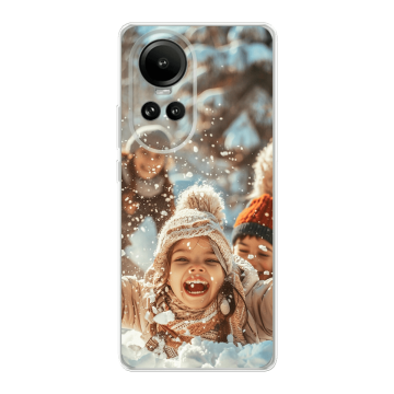 Oppo Reno 10 -Silikon Handyhülle Selbst Gestalten