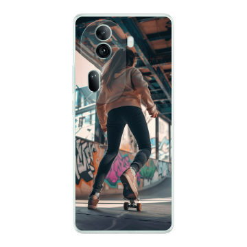 Oppo Reno 11 Pro - Silikon Handyhülle Selbst Gestalten