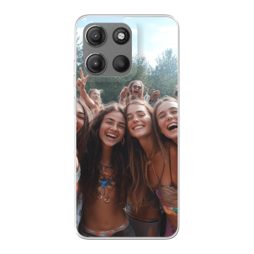 Motorola Moto G15 / Moto G15 Power - Silicone Handyhülle Selbst Gestalten