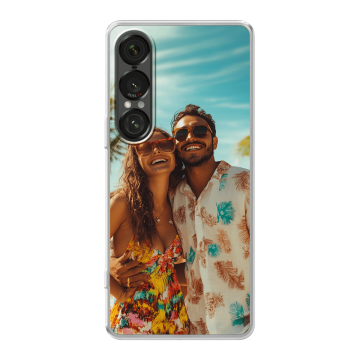 Sony Xperia 1 VII - Silikon Handyhülle Selbst Gestalten