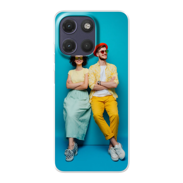 Motorola Moto G17 -Silicone case Selbst Gestalten