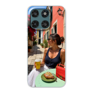 Motorola Moto G67 -Silikon Handyhülle Selbst Gestalten