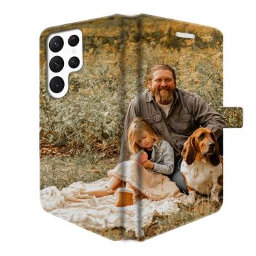 Samsung Galaxy S24 Ultra - Wallet Case Selbst Gestalten (Vollständig Bedruckt)