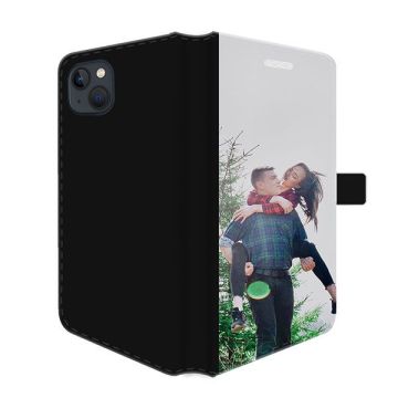 iPhone 15 Plus - Wallet Case Selbst Gestalten (Vorne Bedruckt)