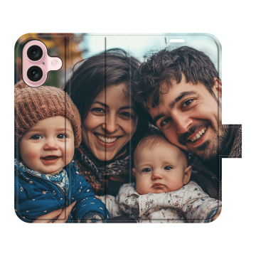 iPhone 16 - Wallet Case (Vollständig Bedruckt) Selbst Gestalten