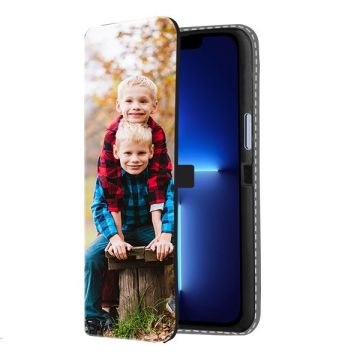 iPhone 13 Mini - Wallet Case Selbst Gestalten (Vorne Bedruckt)`
