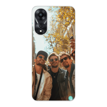 Oppo A78 5G (A58x) -Silikon Handyhülle Selbst Gestalten