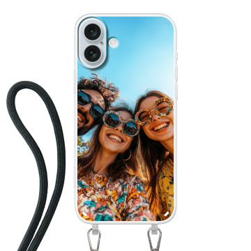 iPhone 16 Plus - Hülle mit Band Selbst Gestalten