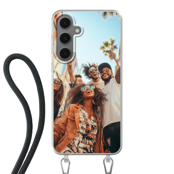 Samsung Galaxy S24 FE - Hülle mit Band (crossbody) Selbst Gestalten
