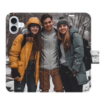 iPhone 16 Plus - Wallet Case (Vollständig Bedruckt) Selbst Gestalten