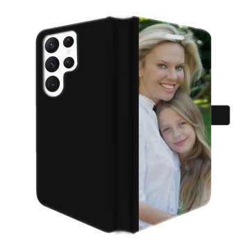 Samsung Galaxy S24 Ultra - Wallet Case Selbst Gestalten (Vorne Bedruckt)
