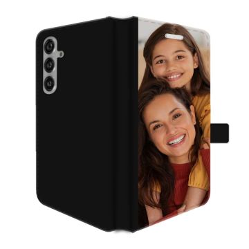 Samsung Galaxy S24 - Wallet Case Selbst Gestalten (Vorne Bedruckt)