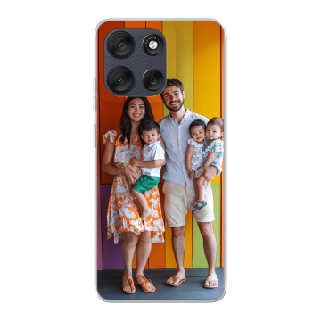 Motorola Moto G56 - Silikon Handyhülle Selbst Gestalten