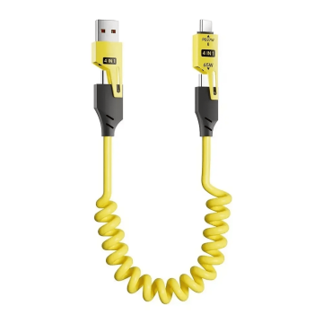 FlexCable 4-in-1 Ladekabel- Gelb