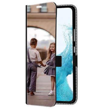 Samsung Galaxy S22 Plus - Wallet Case Selbst Gestalten (Vorne Bedruckt)