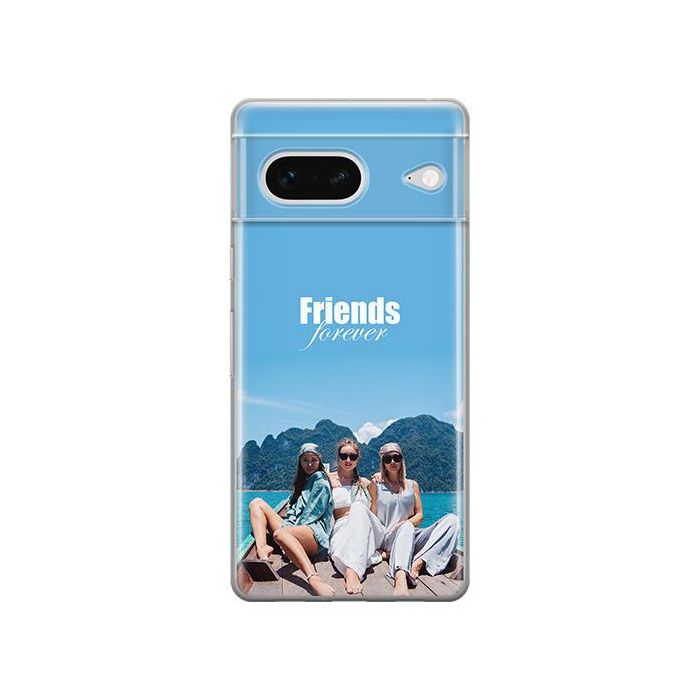 Google Pixel 7a - Silikon Handyhülle Selbst Gestalten