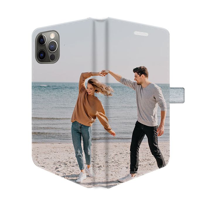 Personalisierte iPhone 12 Pro Max Portemonnaie Handyhülle