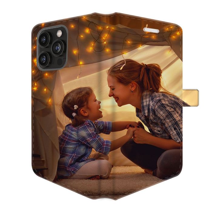 iPhone 14 Pro Max - Wallet Case Selbst Gestalten (Vollstandig Bedruckt)