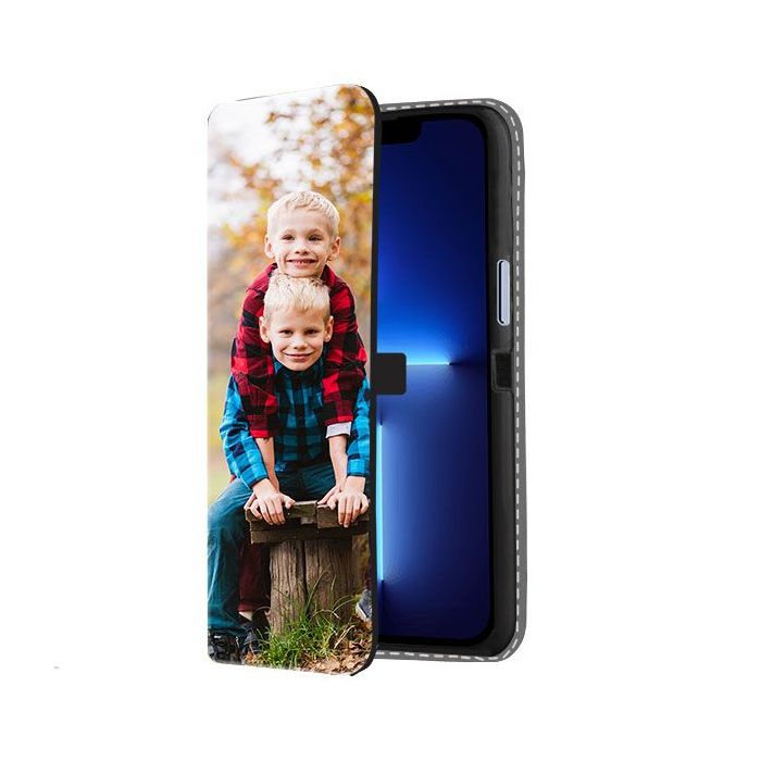 iPhone 13 Mini - Wallet Case Selbst Gestalten (Vorne Bedruckt)`