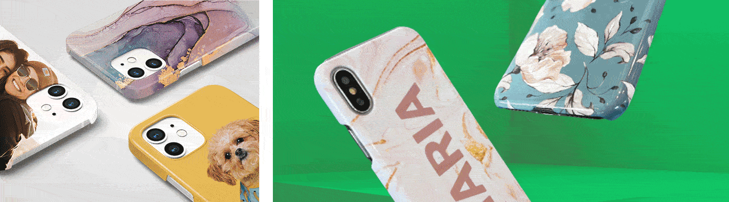 rundum bedruckte Hardcase Handyhülle